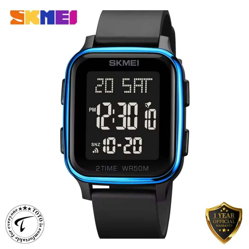 SKMEI 1858 Digital Sports Watch – Stylish & Durable