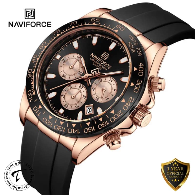 NAVIFORCE NF8054 Chronograph Luxury Wrist Watch for Men